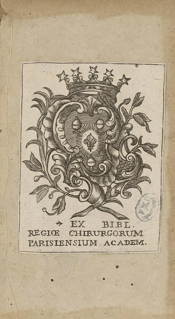 An illustration from Nouveau traité de la maladie venerienne. Ou après avoir démontré que la Methode ordinaire de la guerir est tres dangereuse, douteuse & difficile ; on en propose une autre fort facile & fort asseurée..., 1699, leaf 284