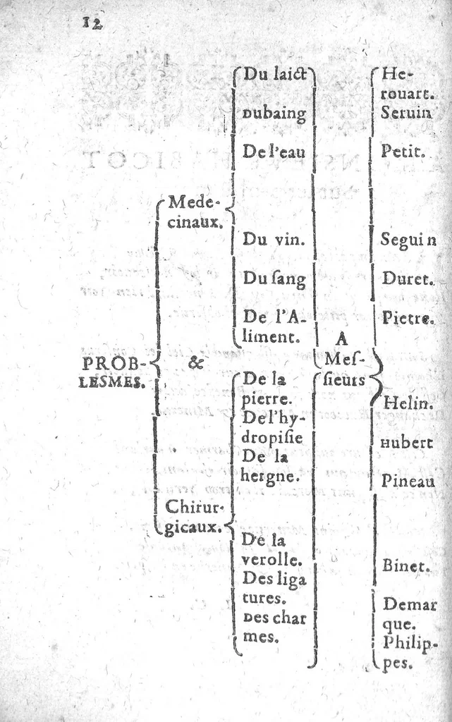 An illustration from Recueil de problemes medicinaux et chirurgicaux,, 1617, leaf 11
