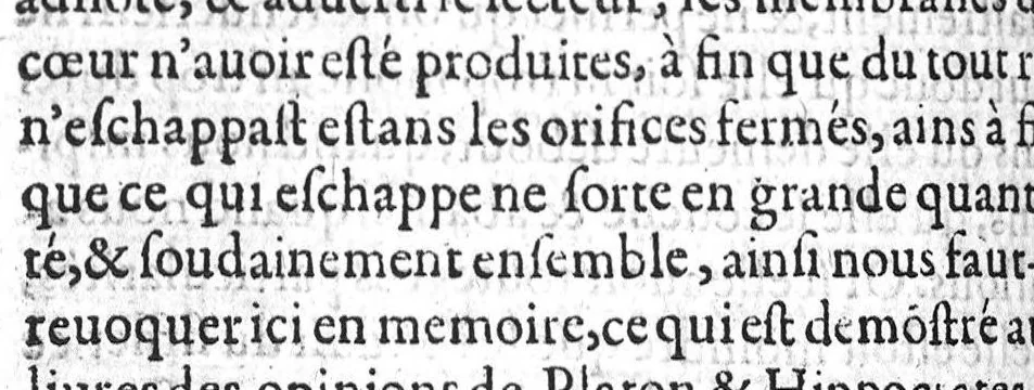 An illustration from De l’usage des parties du corps humain, Livres XVII. Escripts par Claude Galien, et traduicts fidellement du Grec en François, 1566, leaf 453
