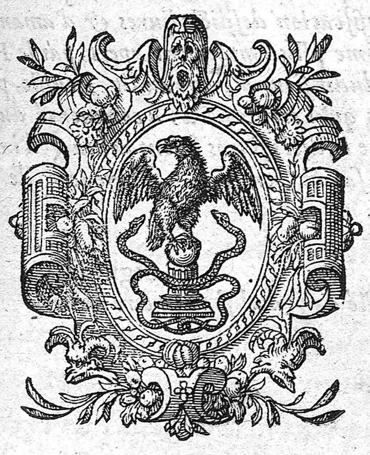 An illustration from La dissection des muscles de Claude Galien, Livres deux,, 1564, leaf 0