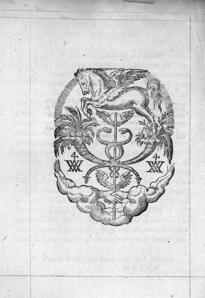 An illustration from Traicté de la Peste, de la petite Verolle et Rougeolle : avec une briefve description de la Lepre. Par Ambroise Paré, premier Chirurgien du Roy et Juré à Paris, 1568, leaf 293