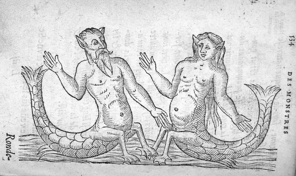 An illustration from Deux livres de chirurgie, I. De la generation de l’homme, et maniere d’extraire les enfans hors du ventre de la mere, ensemble ce qu’il faut faire pour la faire mieux, et plus tost accoucher, avec la cure de plusieurs maladies qui luy peuvent survenir. 2. Des monstres tant terrestres que marins, avec leurs portrait. Plus un petit traité des plaies faites aux parties nerveuses. Par Ambroise Paré, premier Chirurgien du Roy, et juré à Paris,, 1573, leaf 553