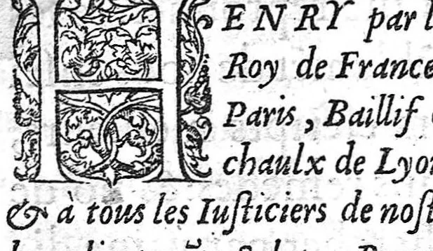 An illustration from La methode curatoire de la maladie Venerienne, vulgairement appellée grosse vairolle, et de la diversité de ses symptomes. Composée par Thierry de Hery, lieutenant general du premier barbier Chirurgien du Roy, Avec privilege du Roy, et la Court de Parlement, 1552, leaf 13