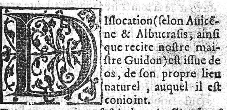 An illustration from Les Fleurs du grand Guidon [de Chauliac], c'est-à-dire les sentences principales de certains chapitres dudit Guidon, par Maistre Jean Raoul..., 1554, leaf 86
