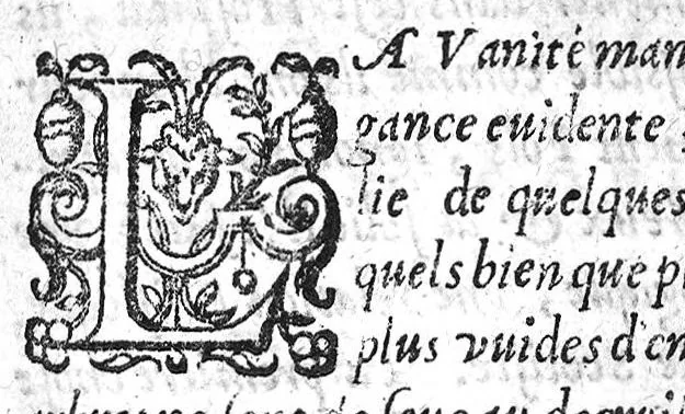 An illustration from L'Hospital des fols incurables..., 1620, leaf 6