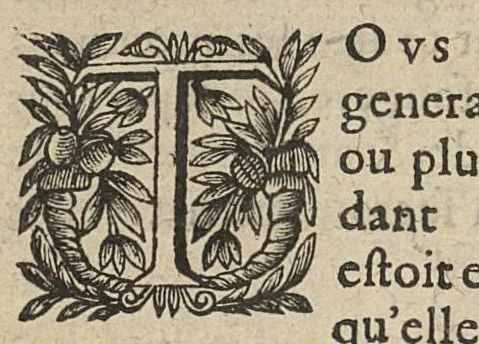 An illustration from L'Abrégé des secrets chymiques ou l'on void la nature des animaux vegetaux & mineraux entierement decouverte, 1636, leaf 323