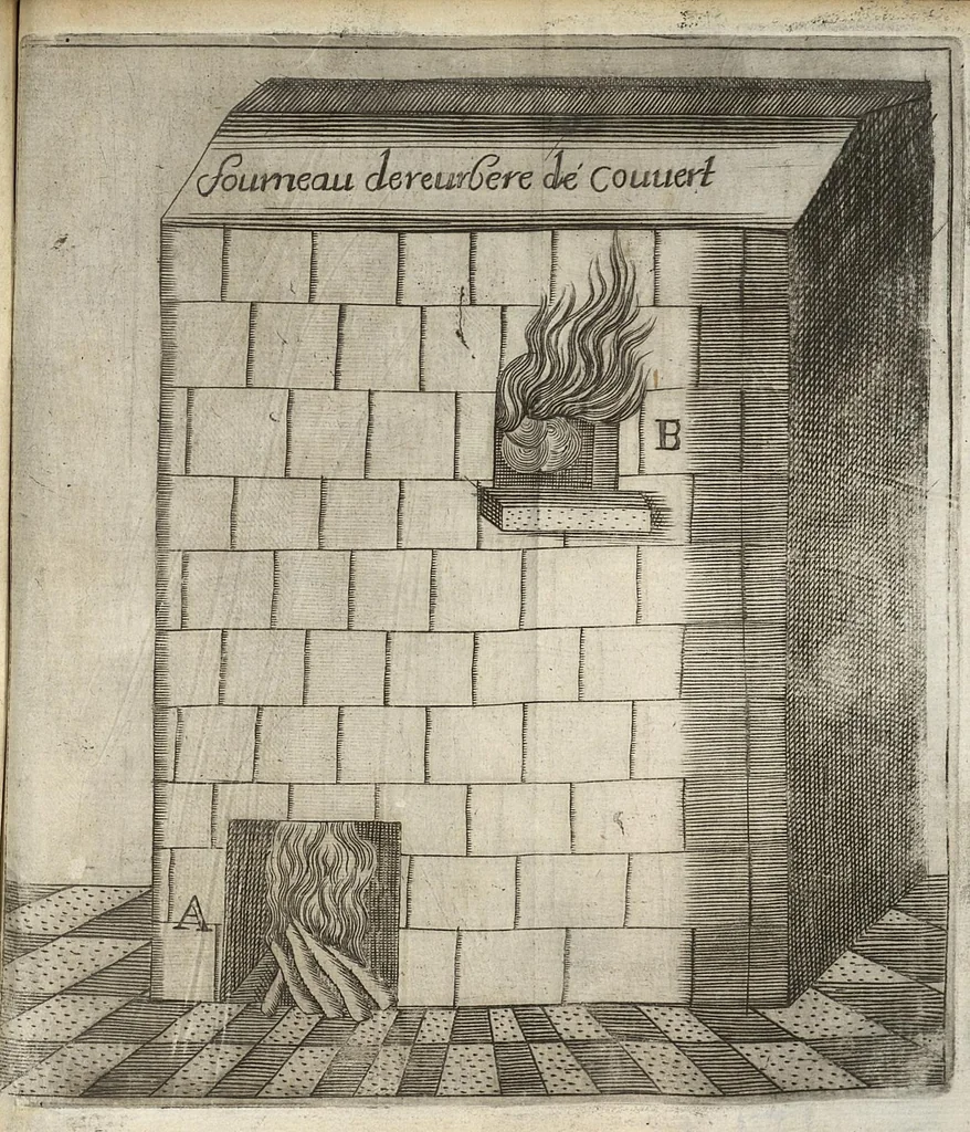 An illustration from Pratique de chymie, divisée en quatre parties...avec un avis sur les eaux minerales, 1671, leaf 394