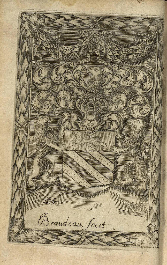 An illustration from Pratique de chymie, divisée en quatre parties...avec un avis sur les eaux minerales, 1671, leaf 7