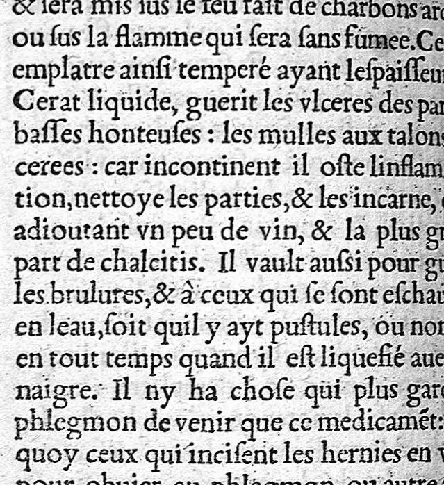 An illustration from Opuscules de divers autheurs medecins, redigez ensemble pour le proufit et utilité des Chirurgiens. Reveuz et corrigez de nouveau, avec leur Indice, 1552, leaf 157