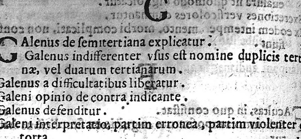 An illustration from Tractatus de complexu morborum, 1624, leaf 241