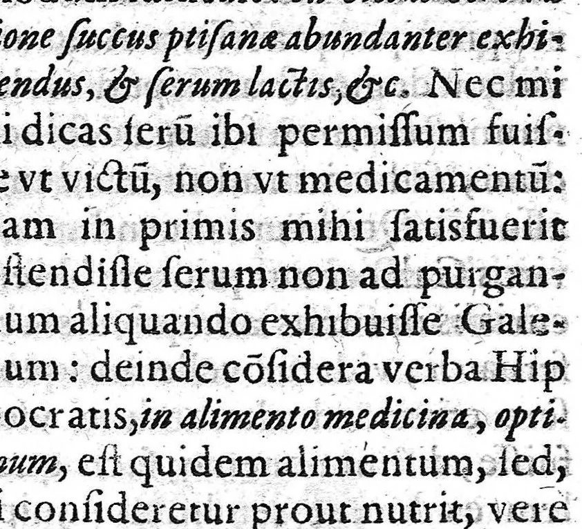 An illustration from Tractatus de sero lactis, 1631, leaf 28