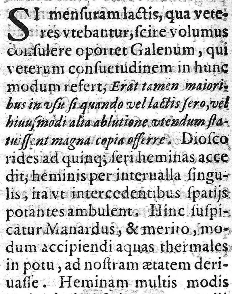 An illustration from Tractatus de sero lactis, 1631, leaf 31