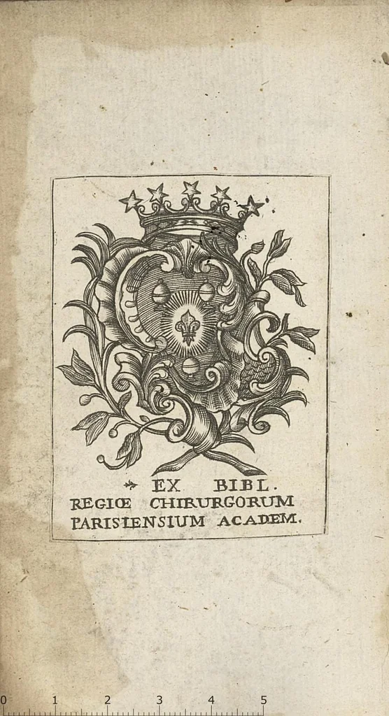 An illustration from Traité de le medecine contenant la parfaite connoissance de l'homme,..., 1680, leaf 1