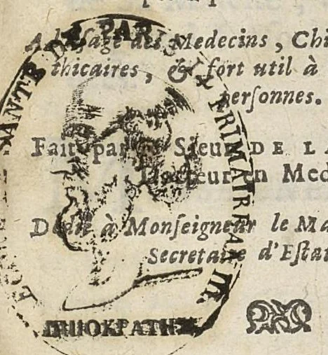 An illustration from Traité de le medecine contenant la parfaite connoissance de l'homme,..., 1680, leaf 4