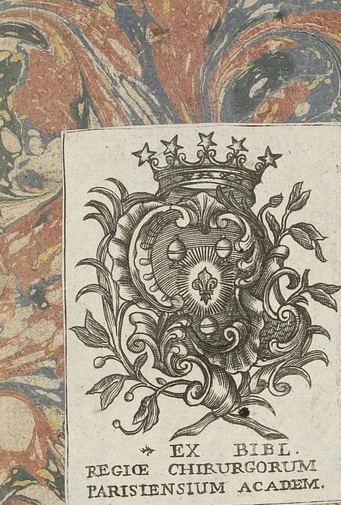 An illustration from Instructions de medecine ou l'on voit tout ce qu'il faut suivre & éviter dans l'usage des alimens, & des remedes, pour se conserver en santé, & pour se guerir lorsqu'on est malade. tome second, 1697, leaf 446