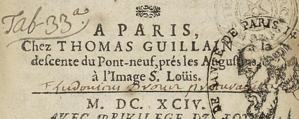 An illustration from Nouveau recueil des plus beaux secrets de medecine, pour la guerison de toutes les maladies, blessures, & autres accidens qui surviennent au corps humain ;...divisé en deux parties, 1694, leaf 4