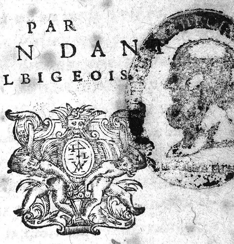 An illustration from Le chauve ou le mepris des cheveux, 1621, leaf 0