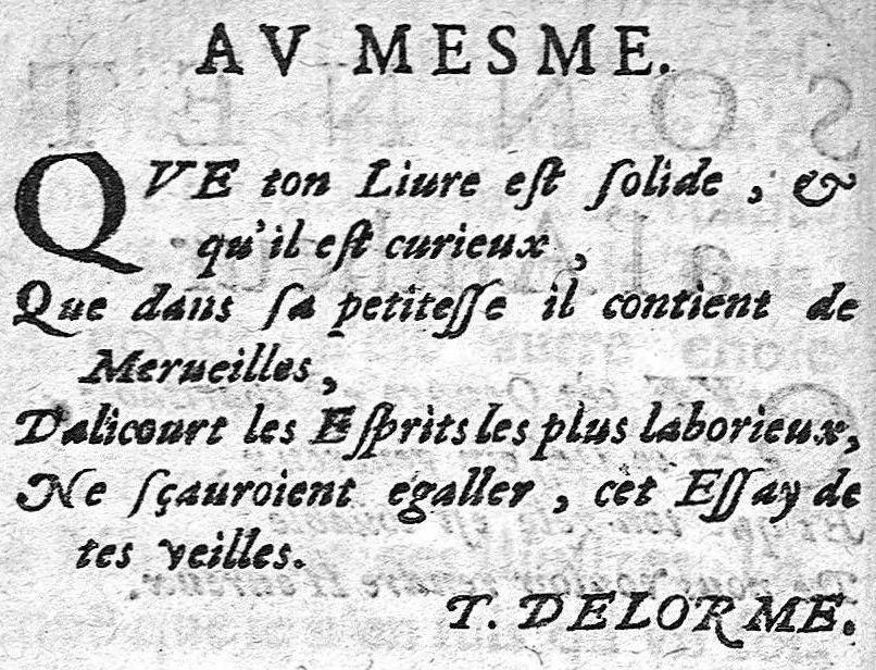 An illustration from Le secret de retarder la vieillesse ou l'art de rajeunir et de conserver la santé, selon les maximes des plus célèbres autheurs de la médecine., 1668, leaf 34