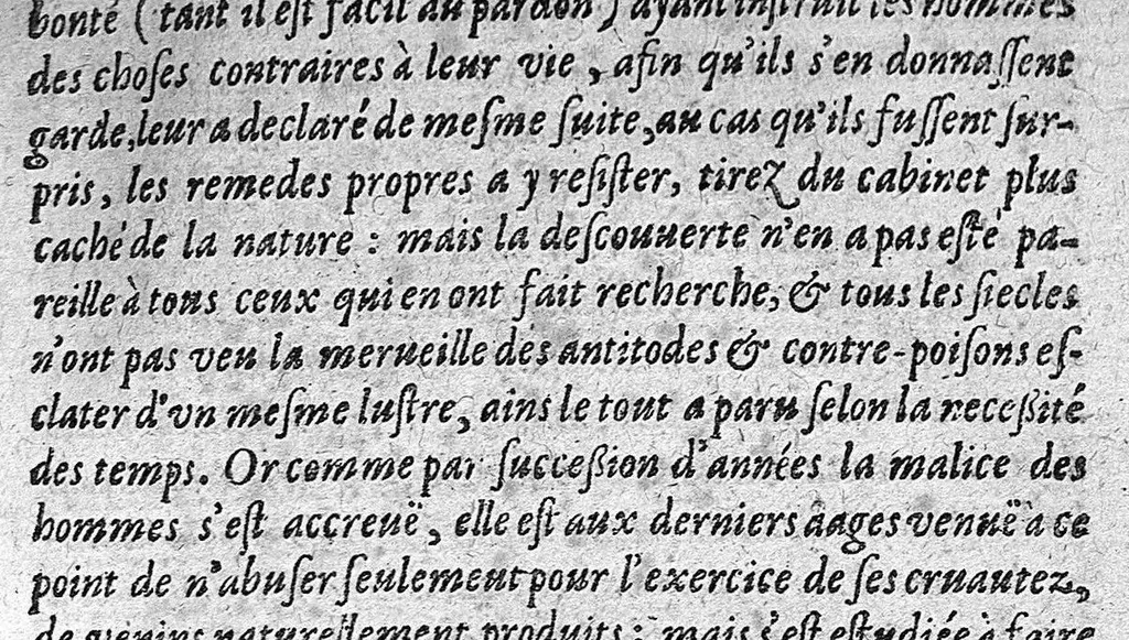 An illustration from Régime de l'école de Salerne, traduit et commenté par Michel Le Long, 1637, leaf 110