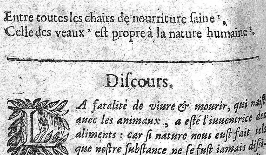 An illustration from Régime de l'école de Salerne, traduit et commenté par Michel Le Long, 1637, leaf 197
