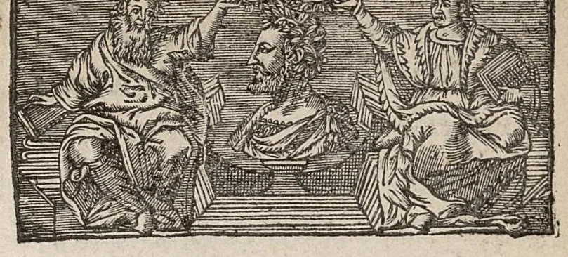 An illustration from Dialogues de la santé, 1683, leaf 6