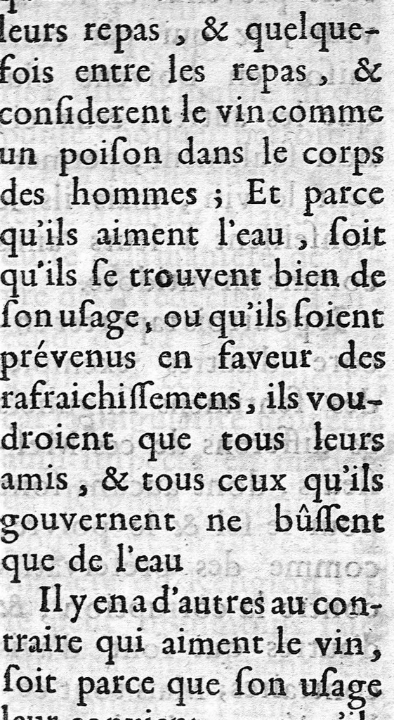 An illustration from Régime de santé pour se procurer une longue vie et une vieillesse heureuse, fondé sur la maxime de médecine ″a laedentibus et juvantibus″, avec la réponse à la critique par le sieur de La Cour, 1690, leaf 46