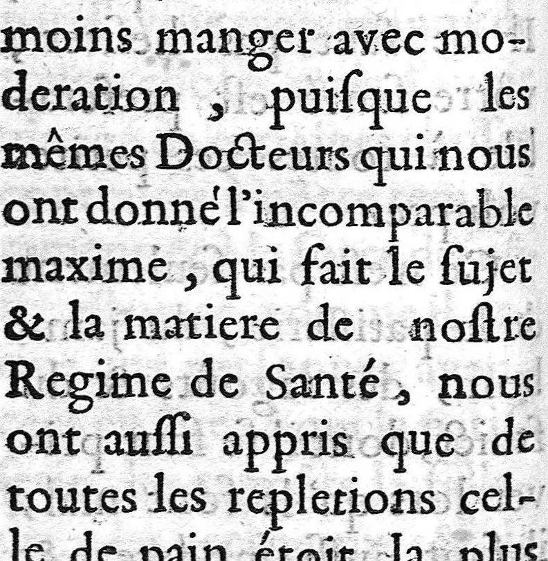 An illustration from Régime de santé pour se procurer une longue vie et une vieillesse heureuse, fondé sur la maxime de médecine ″a laedentibus et juvantibus″, avec la réponse à la critique par le sieur de La Cour, 1690, leaf 95