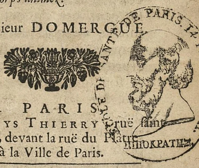 An illustration from Moyens faciles et assurez pour conserver la santé, 1687, leaf 4