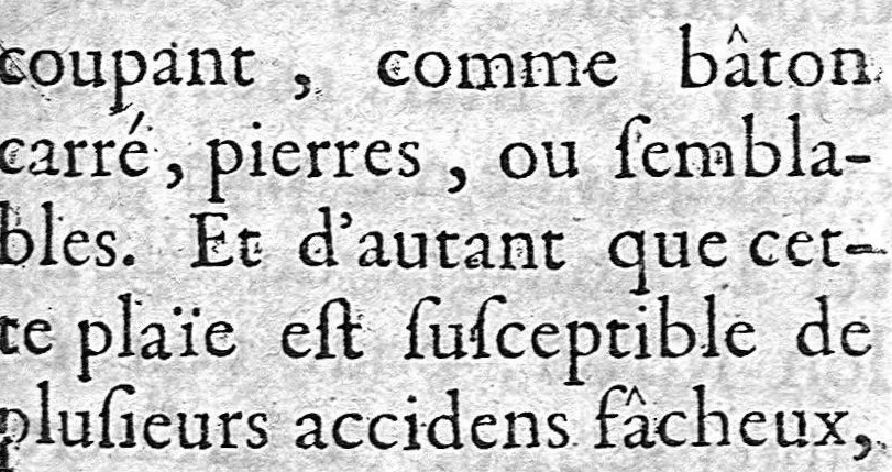 An illustration from La doctrine des raports de chirurgie fondée sur les maximes d'usage et sur la disposition des nouvelles ordonnances, 1684, leaf 143