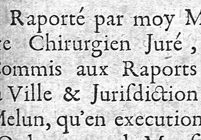 An illustration from La doctrine des raports de chirurgie fondée sur les maximes d'usage et sur la disposition des nouvelles ordonnances, 1684, leaf 153