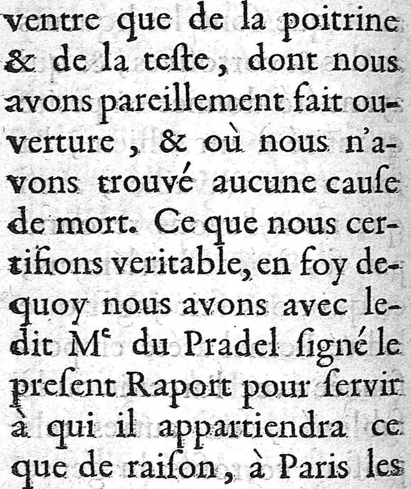 An illustration from La doctrine des raports de chirurgie fondée sur les maximes d'usage et sur la disposition des nouvelles ordonnances, 1684, leaf 260