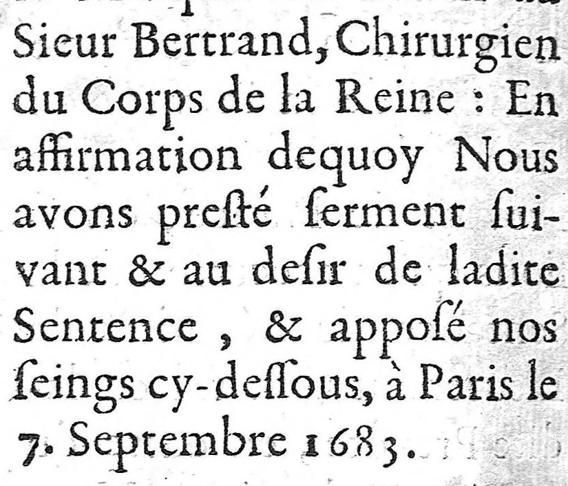 An illustration from La doctrine des raports de chirurgie fondée sur les maximes d'usage et sur la disposition des nouvelles ordonnances, 1684, leaf 306