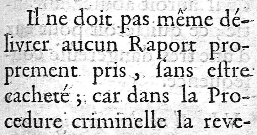 An illustration from La doctrine des raports de chirurgie fondée sur les maximes d'usage et sur la disposition des nouvelles ordonnances, 1684, leaf 95