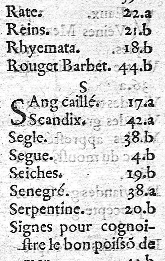 An illustration from Le livre de C. Galen traictant des viandes qui engendrent bon et mauvais suc, mis en François pour Monsieur le Baron de sainct Plancard, Capitaine de Galeres, 1553, leaf 14