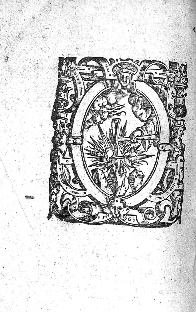 An illustration from Quaestiones physicae, 1585, leaf 1295