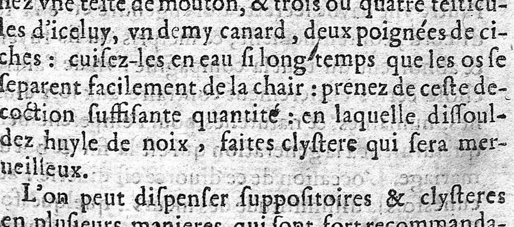 An illustration from Trois livres des maladies et infirmitez des femmes, 1649, leaf 154