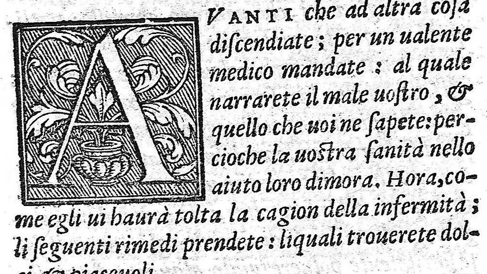 An illustration from Gli ornamenti delle donne tratti dalle scritture d'una Reina Greca, 1562, leaf 269