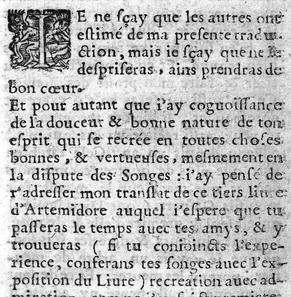 An illustration from Les Jugements astronomiques des songes, par Artemidorus, autheur ancien et renommé. Augmenté par Auguste Niphe sur les Augures. Et un traité fait sur les divinations par Antoine du Moulin, 1664, leaf 136