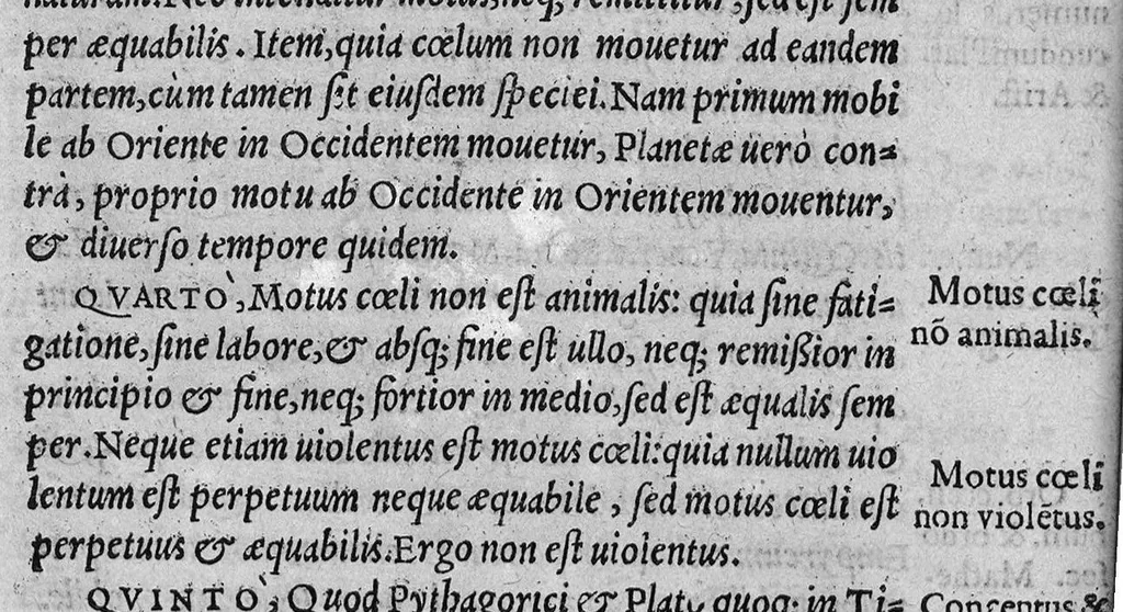 An illustration from Ioannis Velcurionis Commentariorum libri IIII. in universam Aristotelis Physicen: nunc recens summa fide exactaque diligentia castigati & excusi, 1558, leaf 180