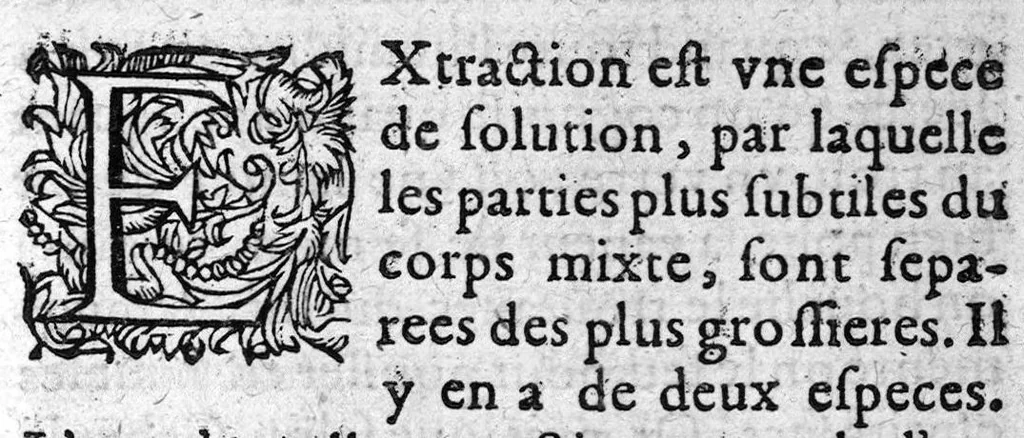 An illustration from Les elemens de Chymie,..., 1620, leaf 60