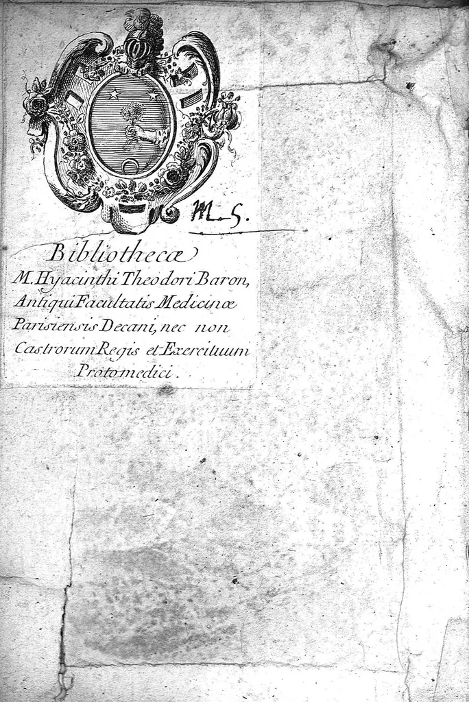 An illustration from Pharmacopée divisee en deux livres avec une ample paraphrase...dernière edition, 1640, leaf 0