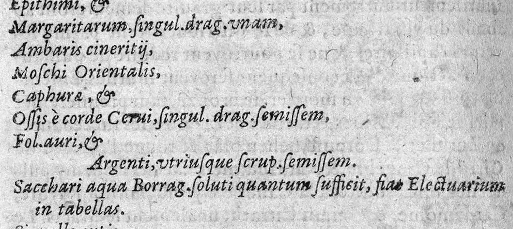 An illustration from Paraphrase sur la pharmacopée divisée en deux livres...reveüe, corrigée, & augmentée par l'Autheur. Ensemble un traicté des Eaux distillées, qu'un Apothicaire doit tenir en sa boutique, faict par Laurent Catelan,...derniere edition, 1623, leaf 173