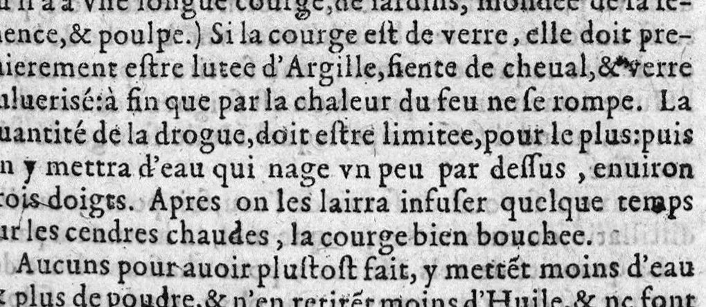 An illustration from Paraphrase sur la pharmacopée divisée en deux livres...reveüe, corrigée, & augmentée par l'Autheur. Ensemble un traicté des Eaux distillées, qu'un Apothicaire doit tenir en sa boutique, faict par Laurent Catelan,...derniere edition, 1623, leaf 372