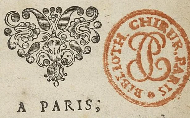An illustration from Histoire anatomique d'une matrice extraordinaire, 1683, leaf 4