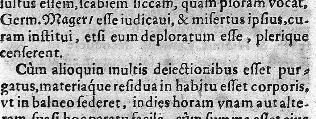 An illustration from Felicis Plateri,... Observationum, in hominis affectibus plerisque, corpori et animo, functionum laesione, dolore, aliave molestia et vitio incommodantibus, libri tres, ad Praxeos illius tractatus tres... accommodati..., 1614, leaf 551