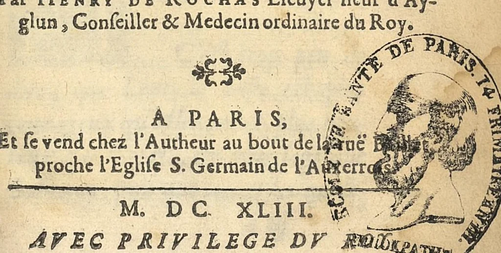 An illustration from La physique demonstrative, divisee en trois livres. Le premier traicte des eaux minerales.., 1643, leaf 2