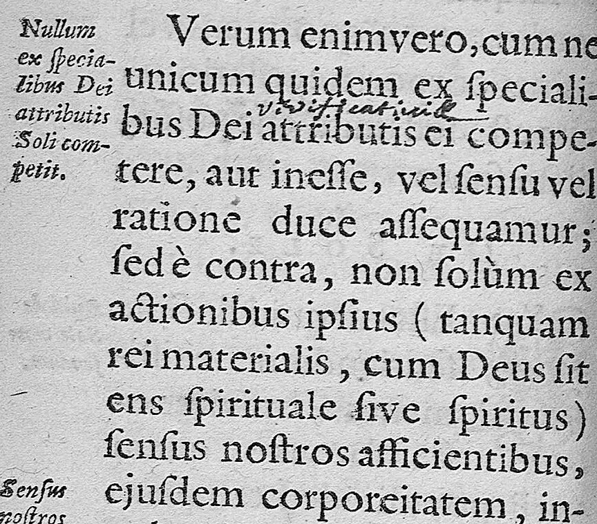 An illustration from Cogitationes quibus Dei existentia, item animae spiritalitas, et possibilis cum corpore unio, demonstrantur : nec non, brevis historia Oeconomiae corporis animalis, proponitur atque mechanice explicatur, 1646, leaf 76