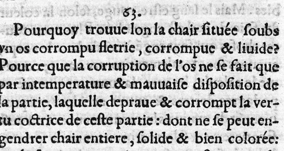 An illustration from Les problemes d'Alexandre Aphrodisé, excellent et ancien philosophe, pleins de matieres de medecine et de philosophie, traduits de grec en françois,..., 1555, leaf 178