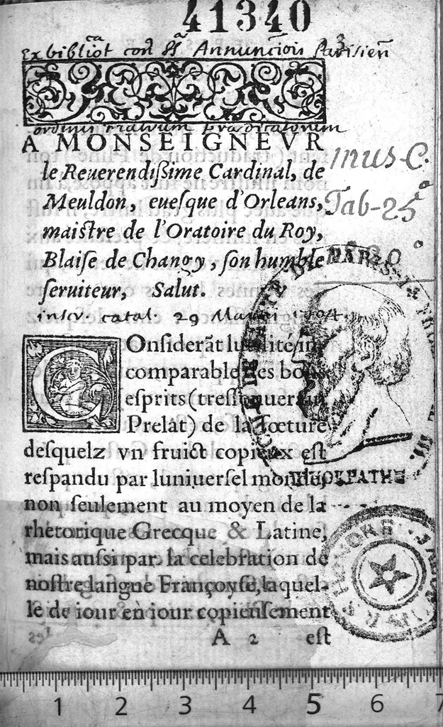 An illustration from Sommaire des singularitez de Pline, extraict des seize premiers livres de sa Naturelle histoire, et mis en vulgaire françois, par Pierre de Changy, 1546, leaf 0