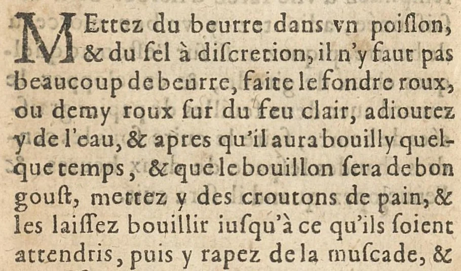 An illustration from Le cuisinier méthodique où est enseigné la manière d'aprester toute sorte de Viandes, Poissons, Legumes, Gelées; Cresmes, Salades, & autres Curiositez, 1660, leaf 69
